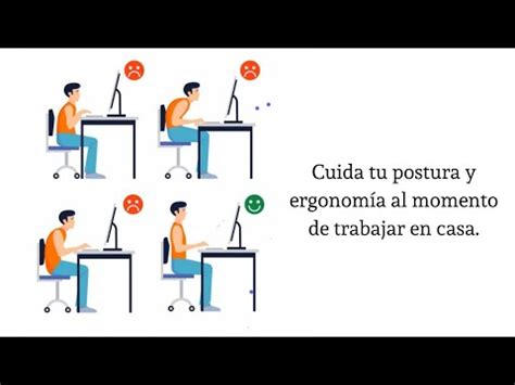 Cuida Tu Postura Y Ergonom A En El Momento De Trabajar En Casa Youtube