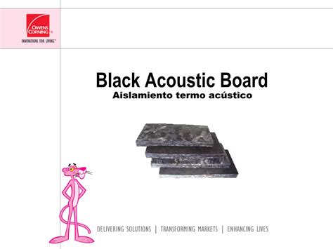 Black Acoustic Board PPT