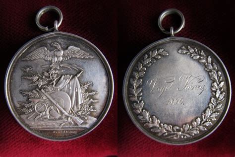 Sch Tzenwesen Medaille Von Loos Mit Gravur Vogel K Nig