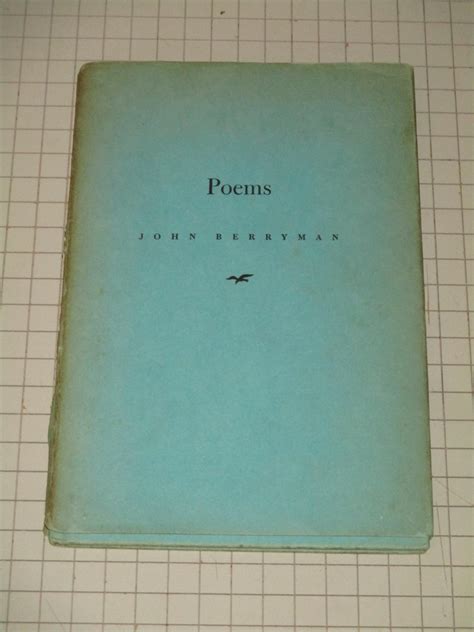 Poems: John Berryman by John Berryman: Good Hardcover (1942) 1st ...