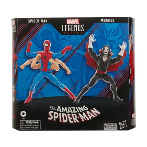 Marvel Legends Comic Spider Man Vs Morbius 2 Pack The Toyark News