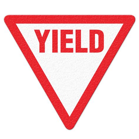 Yield Floor Sign Safety Supplies Canada