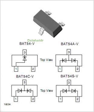 BAT54A Schottky Diode Pinout Equivalent Datasheet 53 OFF