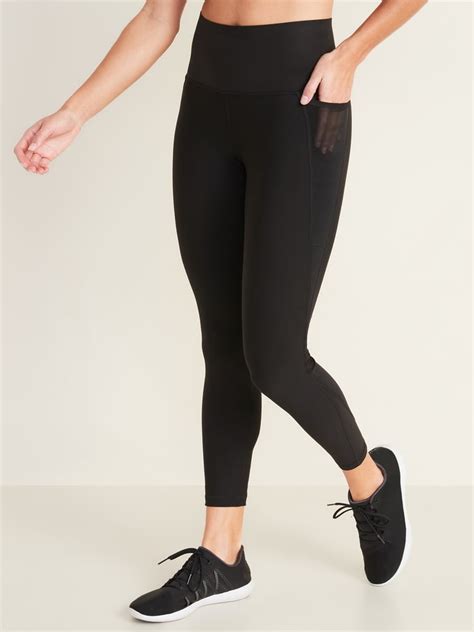 Old Navy High Waisted Built In Sculpt Elevate 7 8 Length Leggings The