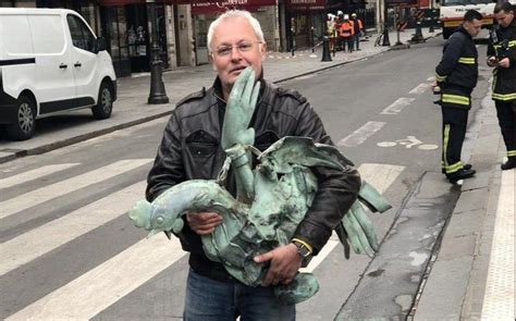 Notre Dame S Iconic Rooster Retrieved From Rubble The Telegraph