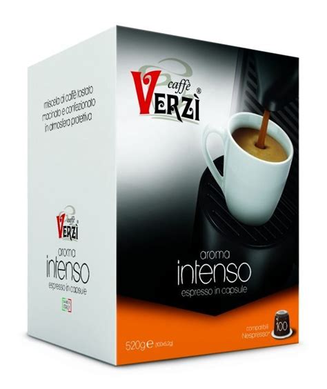 100 Capsule Aroma Intenso Nespresso Verzì Dacafood