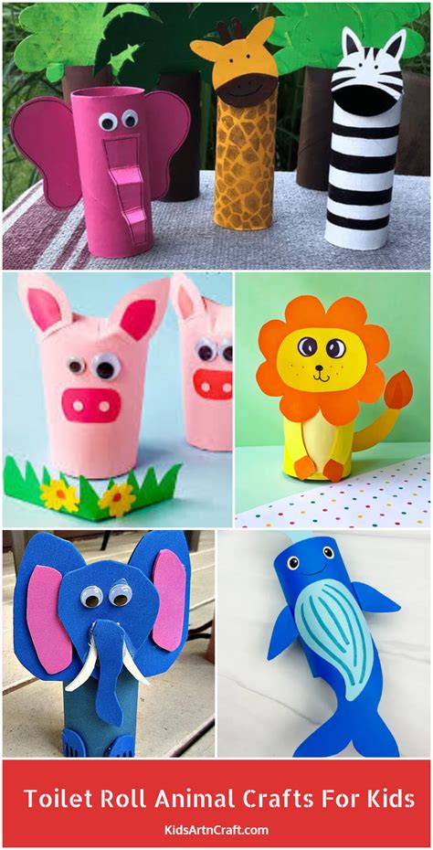 10 Adorable Zoo Animal Toilet Paper Roll Crafts For Kids!, 48% OFF