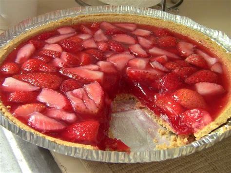 Easy Strawberry Jello Pie No Bake Recipe By Kelsey Smith Recipe