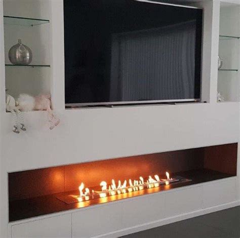 Rectangular bioethanol burner IB150 Cheminée sur mesure France