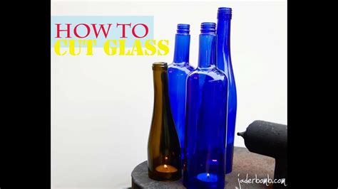 How To Cut Glass Wine Bottle Cutting Youtube