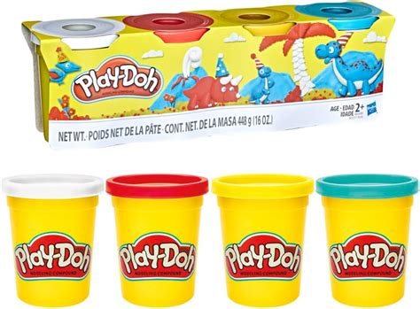 Play Doh Massinha de Modelar 4 Potes ITEM SORTIDO NÃO É