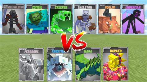 MUTANT CREATURES vs MOWZIE'S MOBS in Minecraft Mob Battle - YouTube