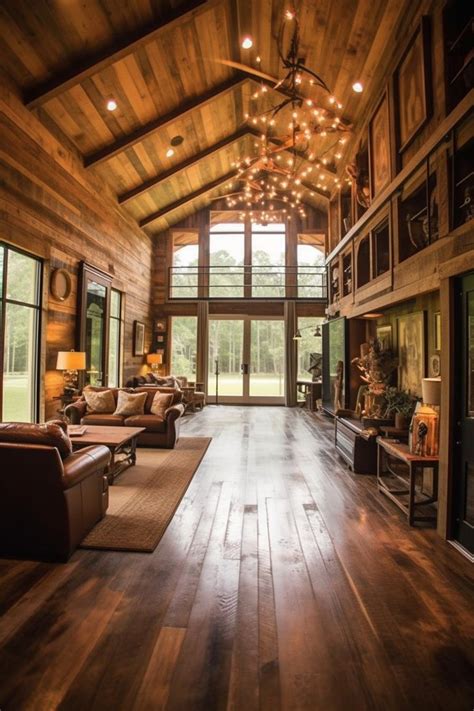 Rustic Charm Meets Modern Living: Explore Barndominium Interior Design