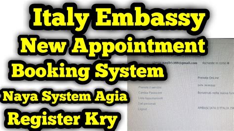 Italy New Appointment System Italy Embassy In Islamabad Appointment