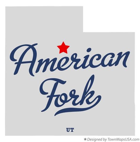 Map of American Fork, UT, Utah