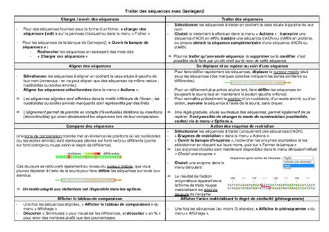 methode Geniegen 2 Traiter des séquences avec Geniegen Charger