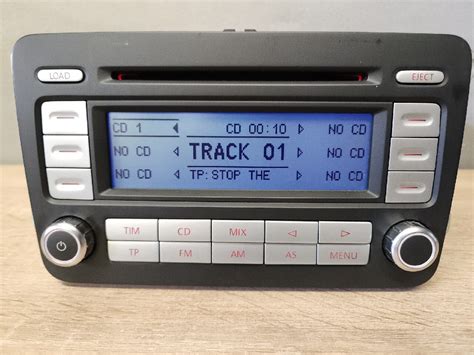 Radio Vw Volkswagen Rcd Cd Zmieniarka Kod Passat B Golf V Caddy