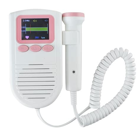 High Quality Handheld Color Lcd Display Pocket Fetal Doppler Prenatal