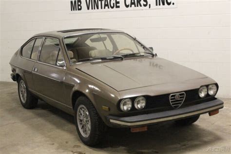 1979 Alfa Romeo Alfetta 2 0 GT Sunroof Coupe NO RESERVE Classic Alfa