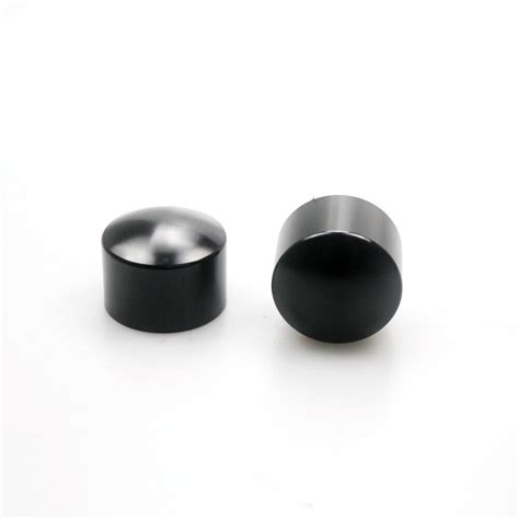 Black CNC Front Axle Cap Nut Covers For Harley Road King Electra Glide