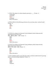 CHEM 120N Organic Chemistry Chamberlain College Of Nursing