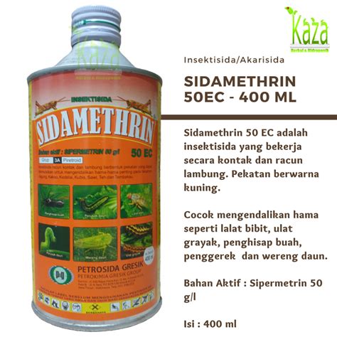 Jual Insektisida Sidamethrin Ec Ml Sidametrin Sipermetrin Hama