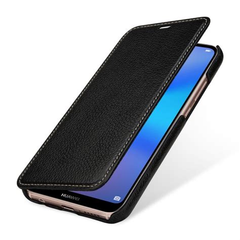 Huawei P Lite Cover Book Type Made Of Genuine Leather Stilgut