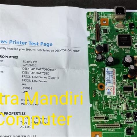 Jual Mainboard Printer Epson L Cabutan Unit Baru Shopee Indonesia