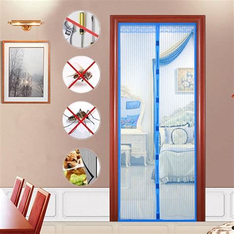 Magic Hands Free Magnetic Mosquito Door Curtains Screen Mesh Nets Anti