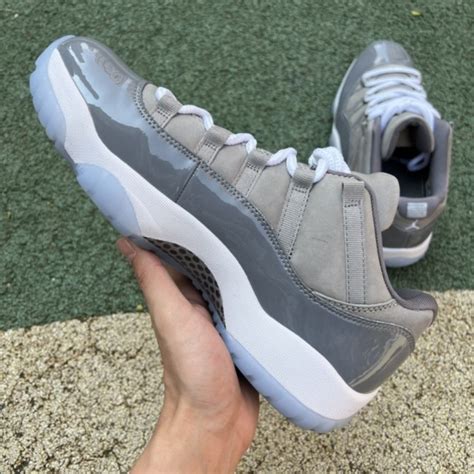 Air Jordan 11 Retro Low 'Cool Grey' - SneakerCool.com