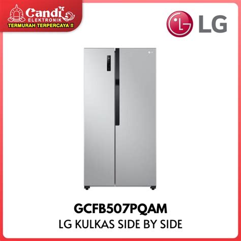 Jual LG Kulkas Side By Side 509 Liter Dengan Total No Frost Dan Smart