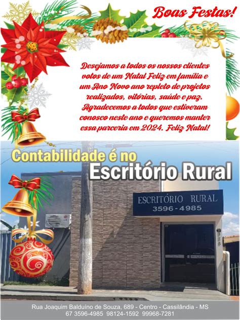 Cassilândia Urgente Natal 2023 Escritório Rural