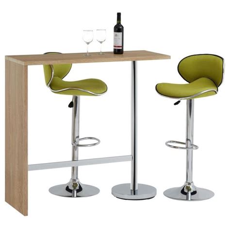 Table Haute De Bar Ricardo Mange Debout Comptoir Pi Tement M Tal Chrom