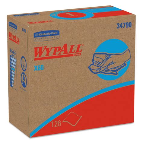 Wypall X60 White Pop Up Wipers 126 Box Kcc34790ct The Home Depot