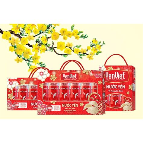 Nước Yến lon YenViet 190ml [Hộp 06 lon] | Shopee Việt Nam