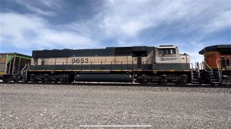 BNSF 6171 Leading NB Empty Energy Coal Train With Executive MAC DP