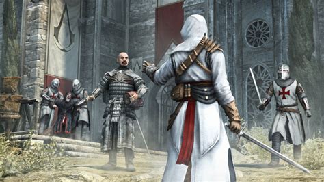 1920x1080 Assassins Creed Altair And Adha Assassin Altair Man Masyaf Coolwallpapersme