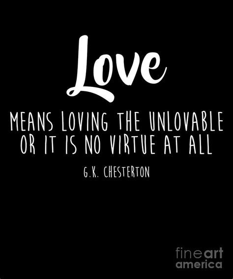 GK Chesterton Loving The Unlovable Drawing By Noirty Designs