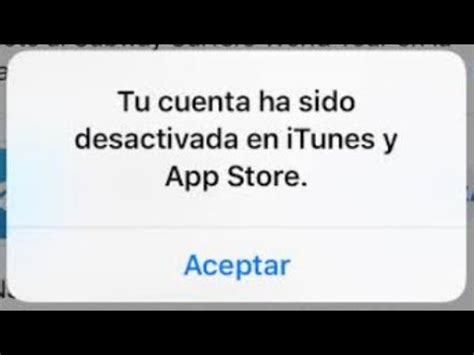 T Cuenta A Sido Desactivada En Itunes Y App Store Soluci N