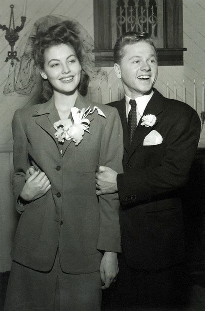 Ava Gardner And Mickey Rooney S Wedding 1942 Flickr Photo Sharing