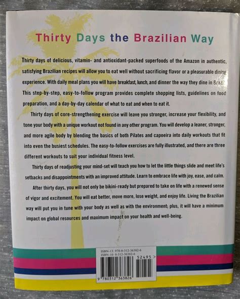 The Brazilian Bikini Body Program 30 Days To A Sexier Body And Mind By Books