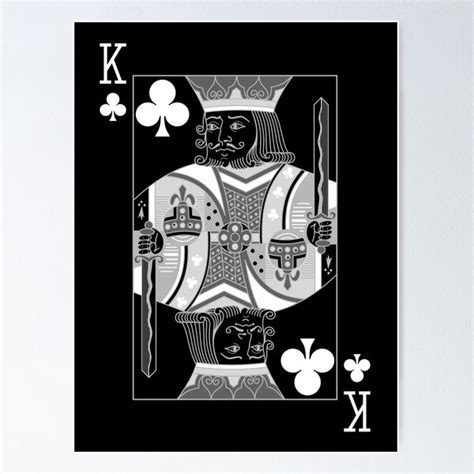 "Black Cards - King - King" Poster by ATELIER SG | Redbubble