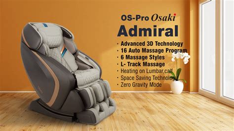 Osaki Os Pro Admiral Ii 3d Massage Chair