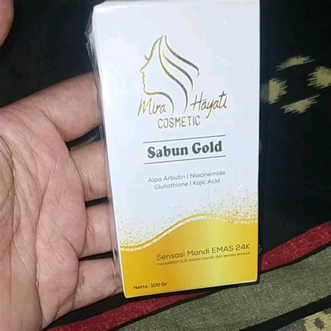 Sabun Gold MH Mirahayati Cosmetic Skincare Mira Hayati Soap BPOM 100