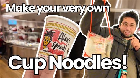 Make Your Own Instant Ramen At Cup Noodle Museum Yokohama Youtube