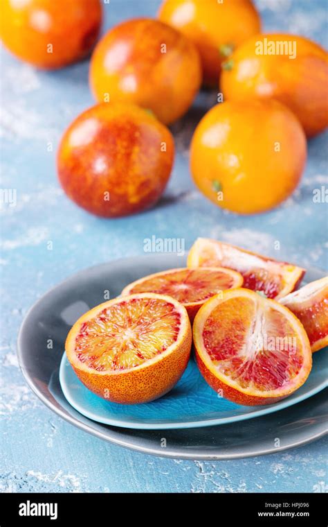 Sicilian Blood Oranges Fruits Stock Photo Alamy