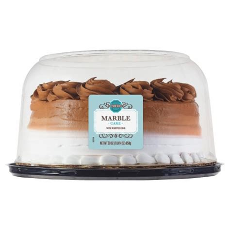 Bakery Fresh Triple Layer Marble Ombre Cake with Whipped Icing, 8 in ...