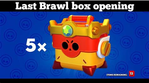 Last Brawl Box Opening 10 Megabox And 5 Omega Box Opening Brawl Stars