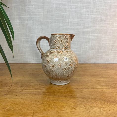 Vintage West German Pottery Jug Pitcher 418 14 A Depop