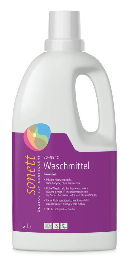 Sonett Flüssigwaschmittel Lavendel 2L naturPur Shop